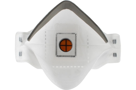 Респиратор с клапаном Jeta Safety, FFP2 NR D, трехпанельный JM-9322, фото 3