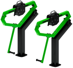 Приседания (зеленый) - Уличный тренажер - СТ 025-12.П, фото 4 Приседания (зеленый) - Уличный тренажер - СТ 025-12.П, фото 4