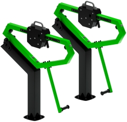 Приседания (зеленый) - Уличный тренажер - СТ 025-12.П, фото 1 Приседания (зеленый) - Уличный тренажер - СТ 025-12.П, фото 1