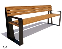 Скамейка уличная Отдых, Сосна 1,8 м Скамейка уличная Отдых, Сосна 1,8 м