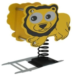 Качалка на пружине Лев КНП-092 для детской площадки Качалка на пружине Лев КНП-092 для детской площадки