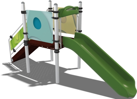 Горка детская Зефир Papercut ГР001.00.1 для игровой площадки 3-7 лет, фото 1