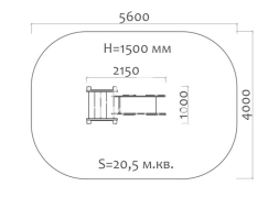 Горка 08001.21 H=650 для детской площадки, фото 3