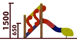 Горка 08001.21 H=650 для детской площадки, фото 2