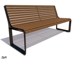 Скамейка чугунная Милан, Лиственница 2 м, фото 4 Скамейка чугунная Милан, Лиственница 2 м, фото 4