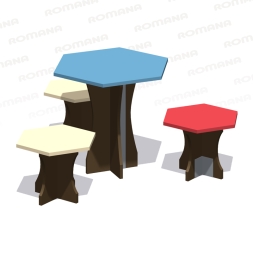 Стул Romana 302.31.00 для детской площадки, фото 6