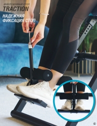 Инверсионный стол TRACTION бежево-серый с подушкой, фото 17