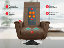 Массажное релакс кресло FUJIMO ORLANDO F3004 UEF Тоффи (Orlando 5)