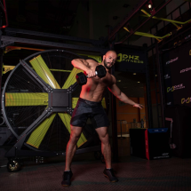 FS300 Вентилятор мобильный DHZ, для тренажерного и функционального зала.