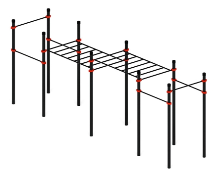 Воркаут 108 красный ВТ 12.20-01, фото 2