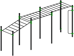 Воркаут ЛОВ 108 зеленый ВТ 102.11-02, фото 3 Воркаут ЛОВ 108 зеленый ВТ 102.11-02, фото 3