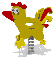 Качалка Петушок ВСТ 5251 на 1 пружине для детской площадки Качалка Петушок ВСТ 5251 на 1 пружине для детской площадки