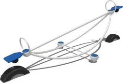 Качели-балансир Лодочка Fairytale КЧ002.00.2 для детской уличной площадки, фото 1 Качели-балансир Лодочка Fairytale КЧ002.00.2 для детской уличной площадки, фото 1