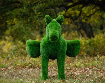 Топиари Ослик с кашпо газон Premium, фото 7