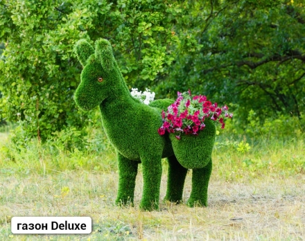 Топиари Ослик с кашпо газон Premium, фото 9