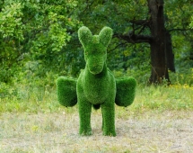 Топиари Ослик с кашпо газон Premium Топиари Ослик с кашпо газон Premium