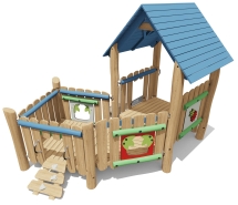 Игровой комплекс Эко 070002 для детской площадки