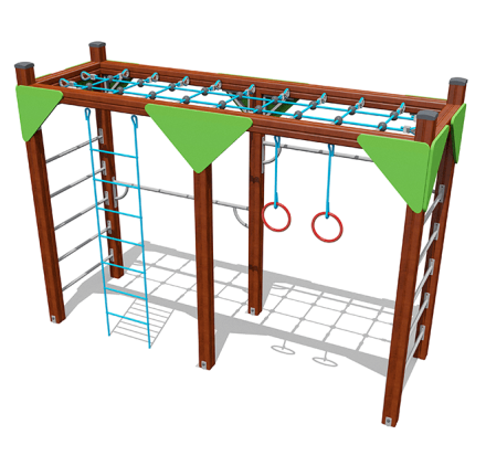 Спортивный комплекс ВСТ 8054 для уличной площадки, фото 1
