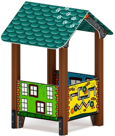 Домик малый 3 (город) МФ 10.01.03-01, фото 3