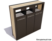 Урна уличная «Эко», Лиственница Урна уличная «Эко», Лиственница