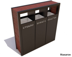 Урна уличная «Эко», Лиственница, фото 4