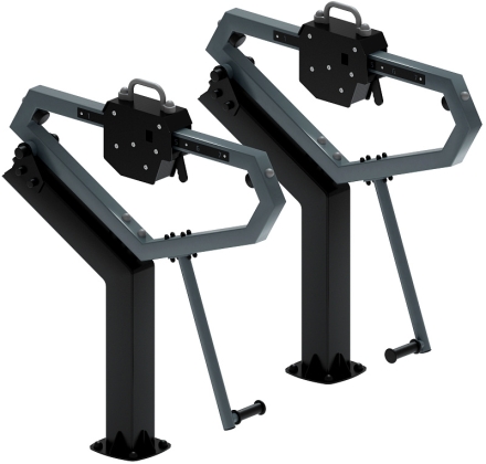 Приседания (серый) - Уличный тренажер - СТ 025-13.П, фото 1