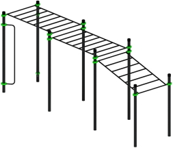 Воркаут ЛОВ 89 зеленый ВТ 101.11-02, фото 2 Воркаут ЛОВ 89 зеленый ВТ 101.11-02, фото 2