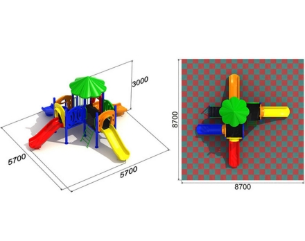 Детская площадка Мотылек 3.3, фото 2