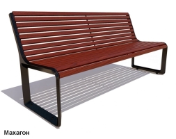 Скамейка чугунная Милан, Лиственница 1,5 м, фото 5 Скамейка чугунная Милан, Лиственница 1,5 м, фото 5