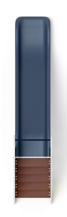 Горка пластиковая - ИО 42.01.01-05 - (серый скат) H=1200 (Город), фото 5