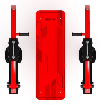 Жим лежа (красный) - Уличный тренажер - СТ 026-11.П, фото 3