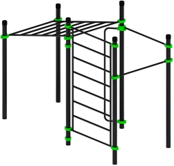 Воркаут ЛОВ 108 зеленый ВТ 102.12-02, фото 1 Воркаут ЛОВ 108 зеленый ВТ 102.12-02, фото 1