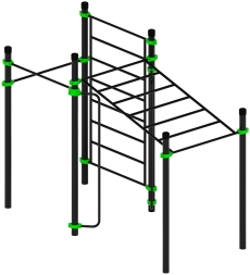 Воркаут ЛОВ 108 зеленый ВТ 102.12-02, фото 4 Воркаут ЛОВ 108 зеленый ВТ 102.12-02, фото 4
