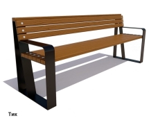 Скамейка уличная Отдых, Сосна 3 м Скамейка уличная Отдых, Сосна 3 м