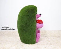 Топиари ежик Лори, H=120 см, газон Deluxe+Eco Топиари ежик Лори, H=120 см, газон Deluxe+Eco