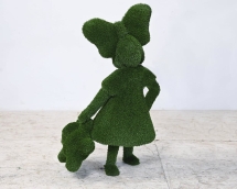 Топиари Девочка с мишкой - газон Eco Топиари Девочка с мишкой - газон Eco