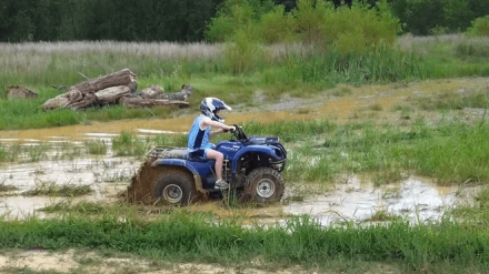 Квадроцикл GRIZZLY 125сс детский, фото 3