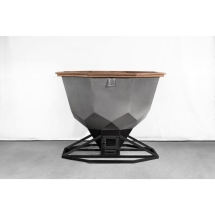 Сибирский банный чан "Бриллиант Сибири" на опоре + печь (черный металл) 1850 мм Сибирский банный чан "Бриллиант Сибири" на опоре + печь (черный металл) 1850 мм