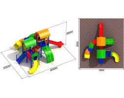 Детская игровая площадка Маугли 4.1, фото 2 Детская игровая площадка Маугли 4.1, фото 2