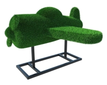 Топиари Самолет, L=150см - газон Eco Топиари Самолет, L=150см - газон Eco