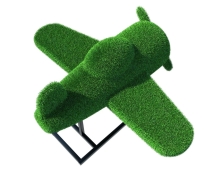 Топиари Самолет, L=150см - газон Eco Топиари Самолет, L=150см - газон Eco