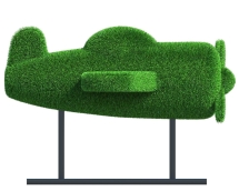 Топиари Самолет, L=150см - газон Eco Топиари Самолет, L=150см - газон Eco