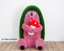 Топиари ежик Лори, H=160 см, газон Eco + Deluxe Топиари ежик Лори, H=160 см, газон Eco + Deluxe