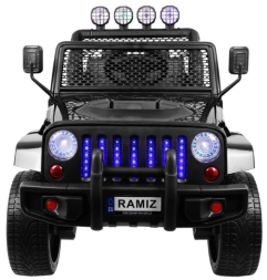 Детский электромобиль Black Jeep 4WD 12V - S2388, фото 4
