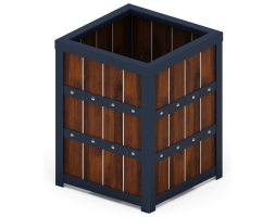 Урна Порядок 3 (без бака), бетонирование, фото 1 Урна Порядок 3 (без бака), бетонирование, фото 1