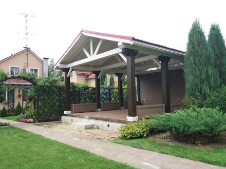 Деревянный навес КЕМБРИДЖ Базовая комплектация, фото 4