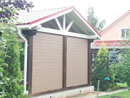 Деревянный навес КЕМБРИДЖ Базовая комплектация, фото 6