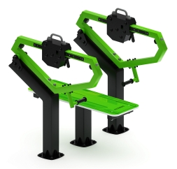 Жим лежа (зеленый) - Уличный тренажер - СТ 026-12.П, фото 3 Жим лежа (зеленый) - Уличный тренажер - СТ 026-12.П, фото 3