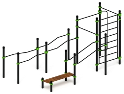 Воркаут ЛОВ 108 зеленый ВТ 102.13-02, фото 3 Воркаут ЛОВ 108 зеленый ВТ 102.13-02, фото 3