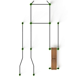 Воркаут ЛОВ 108 зеленый ВТ 102.13-02, фото 5 Воркаут ЛОВ 108 зеленый ВТ 102.13-02, фото 5